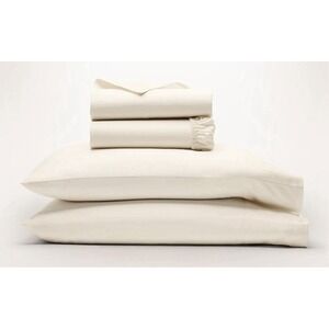 Boll And Branch King Signature Sheet Set Natural  100% Organic Cotton